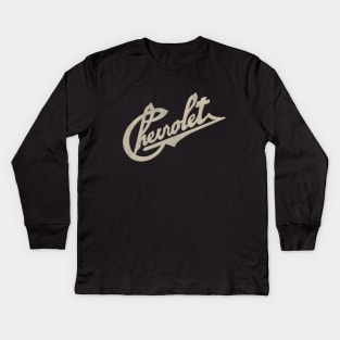 Vintage Chevy Kids Long Sleeve T-Shirt